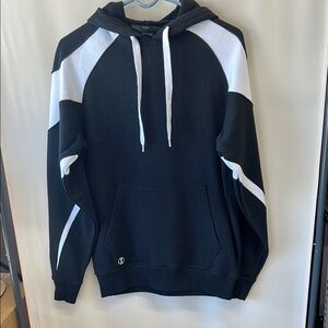 Holloway Black and White Men's Hoodie